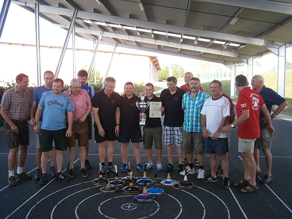 Stadtmeister 2013 - Bernd Grünleitner, Thomas Preus, Reinhard Orend, Jörg Rudolfi v.l.