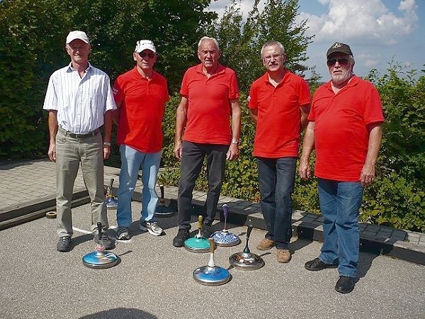 5. Platz - Josef Ehner, Martin Heinrich, Peter Richter, Siegfried Engel, Herbert Pörstendorfer v.l.